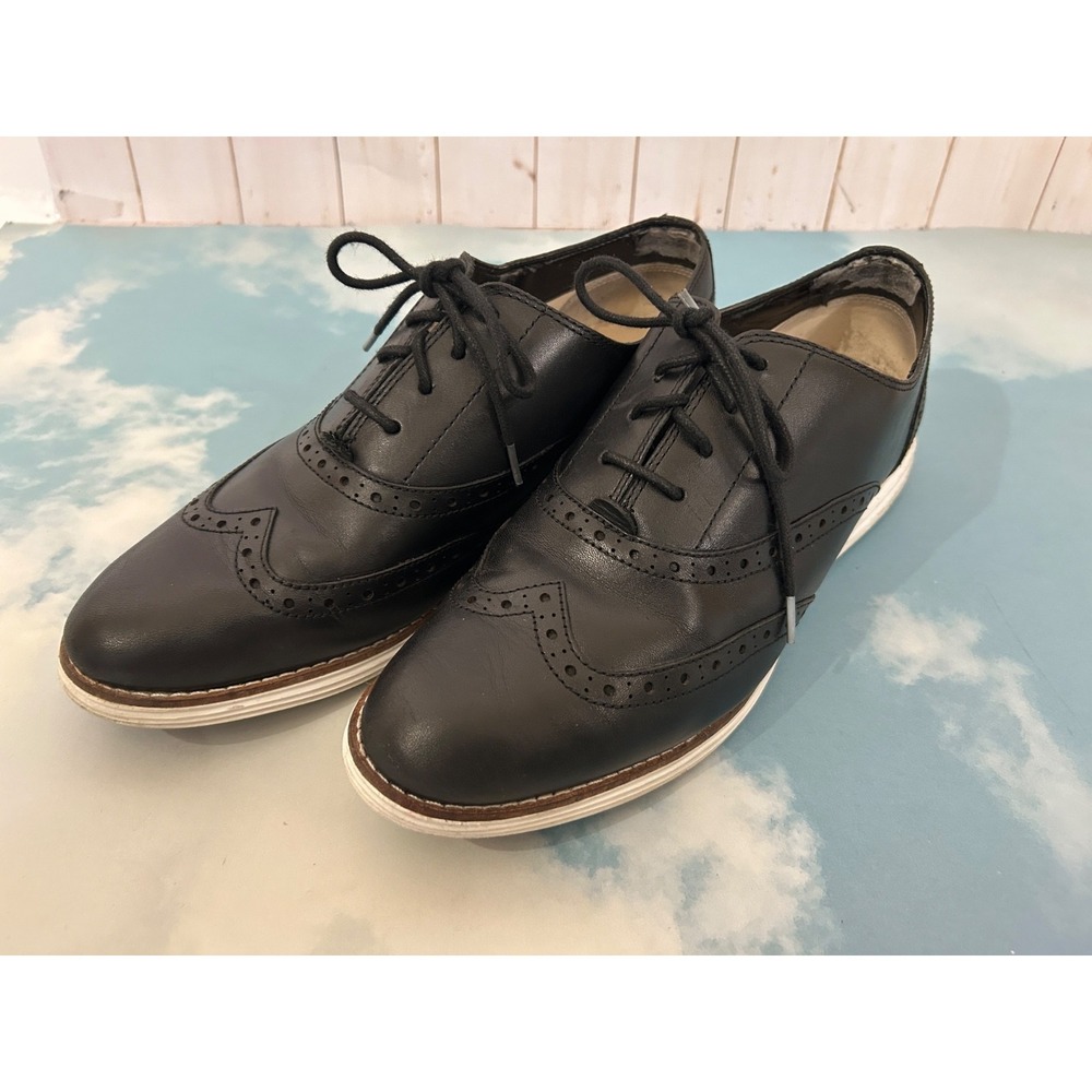 COLE HAAN OriginalGrand‎ Wingtip II Black Oxford Women's Size US 10 B